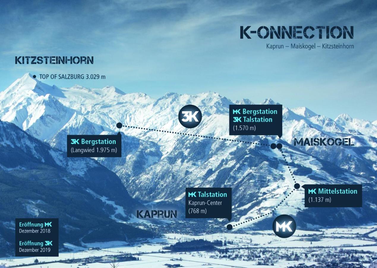 Appartement Haus Talblick Kaprun Bagian luar foto